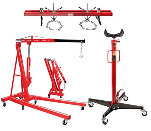 otgerlensker products Getriebeheber 500 KG + Motorbrücke Motorträger + Motorkran 2 to.