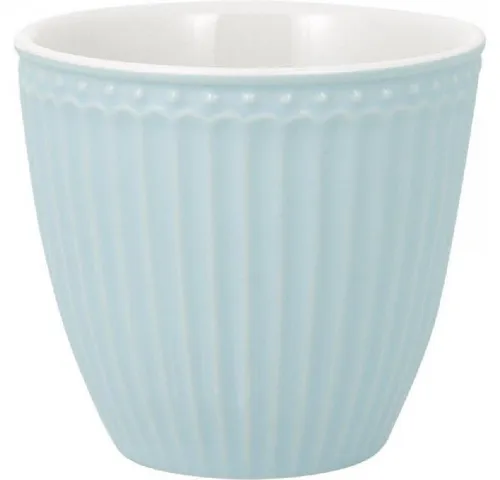 Greengate Tasse Latte Cup Alice Pale Blue in blau von GreenGate