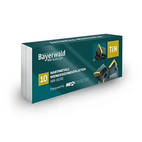 Bayerwald NeoTwister Planfräser - 10x Ersatzmesser für Ø35 mm