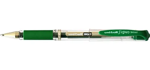 uni-ball 146863 - Gelroller Signo UM-153, broad, 1,0 mm, grün, 1 Stück