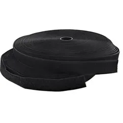 InLine® Kabelbinder, Klettband 2-teilig, 25mm, schwarz, 25m Installation / Reinigung Kennzeichnung