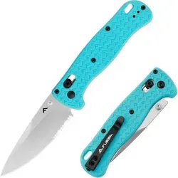 FLISSA Klappmesser AUS-8 Edelstahl Outdoor Survival Taschenmesser Blau - Vielseitiges Taschenmesser für Outdoor-Abenteuer: leicht, kompakt und mit sicherem Klingenverschluss. Ideal für Camping, Wandern und EDC, garantiert die scharfe AUS-8-Klinge langlebige Leistung und einfache Handhabung.
