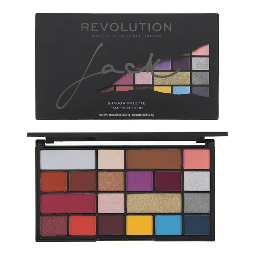 Revolution Jack Eye Shadow Palette 16 x 1g, 4 x 2.5g For Women