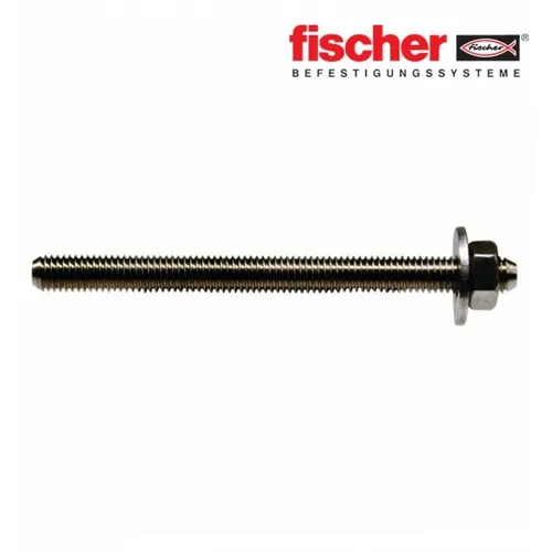 fischer Ankerstange FIS A M12x1000 A4-70 - 10 Stück - Ankerstangen für vielseitige Anwendungen, kompatibel mit fischer Injektionsmörteln, ideal für Vorsteck- und Durchsteckmontage.