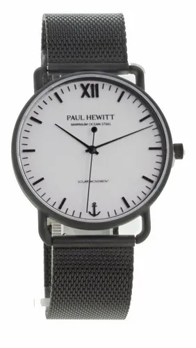 PAUL HEWITT Solaruhr PH-W-0321 – Maritime Eleganz - Elegante Solaruhr mit 39 mm Gehäusedurchmesser und recyceltem Edelstahl. Ideal für den täglichen Gebrauch und als Geschenk in stilvoller Verpackung.