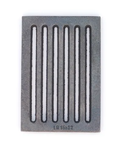 Hochwertiger 15 x 22 cm Gussrost Ofenrost Kaminrost Ascherost Feuerrost Rost