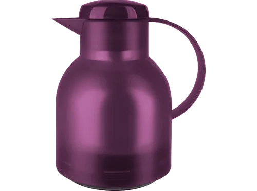 Emsa Thermoskanne Samba 1L mit Quick Press Verschluss in lila von EMSA
