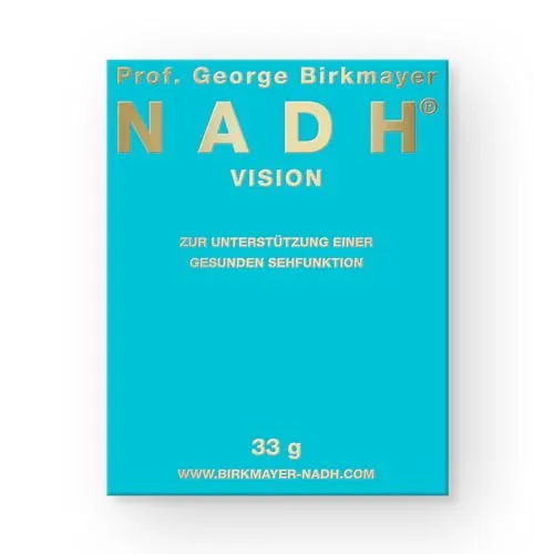 Prof. George Birkmayer NADH VISION – hochdosiert – 60mg NADH Tagesdosis – Kapsel – Supplement – 60 Kapseln