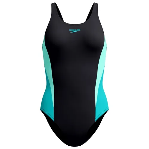 Speedo Women's Colourblock 2.0 Badeanzug Gr 42 schwarz - Sportlicher Badeanzug in Schwarz (Gr. 42) aus hochwertigem Polyamid und Elasthan. Bietet optimale Bewegungsfreiheit und ist ideal für den Schwimmsport. Entdecken Sie weitere Speedo Produkte im Bergfreunde.de Online-Shop!