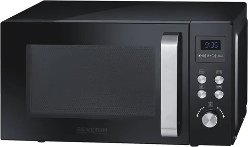 Severin MW 7752 3-in-1 Mikrowelle mit Grill und Heißluft - Mikrowelle mit vielseitiger Heißluftfunktion bis 200 °C, modernes LED-Touch-Display und 10 Leistungsstufen für perfekte Ergebnisse.