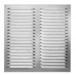 Upmann Wetterschutzgitter Alu 40x30 mit Fliegendraht, eloxie