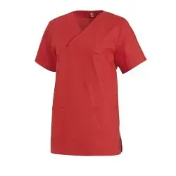 Schlupfkasack Unisex rot 08/769/02, Größe 00 - Arbeits- & Schutzkleidung, bequemer Schlupfkasack in leuchtendem Rot, ideal für den Einsatz in Pflegeberufen oder Gastronomie.