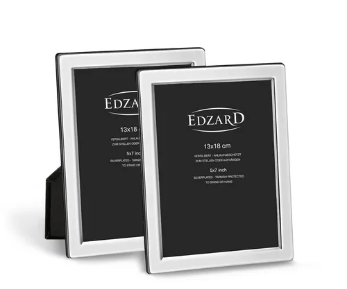 Fotorahmen 2er Set Salerno 13x18 cm in silber von Edzard