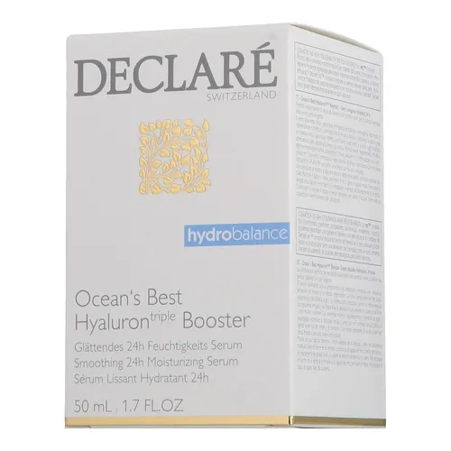 Declaré Ocean´s Best Hyaluron Triple Booster 50 ml - Hyaluronsäure Serum für alle Hauttypen, mit 3-fach Hyaluronsäure für sofortige Feuchtigkeitsversorgung und sichtbare Faltenreduktion.