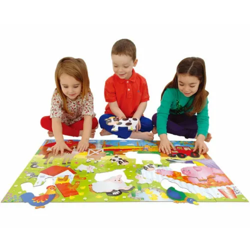Galt 24177 - Bodenpuzzle Dinosaurier - Faszination Dinosaurier in einem 30-teiligen Bodenpuzzle. Ideal zur Förderung der motorischen Fähigkeiten und des logischen Denkens. Größe: 60 cm x 90 cm, empfohlen für Kinder ab 3 Jahren.