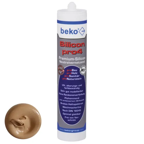beko Silicon pro4 Premium Neutralvernetzende Dichtung 310 ml