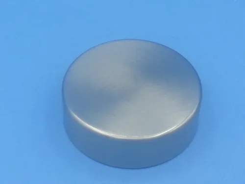 Zier-Baldachin nickel gebürstet Ø 71mm H22mm - Lampenteile, elegantes Design und hochwertige Verarbeitung für eine stilvolle Lichtinstallation.