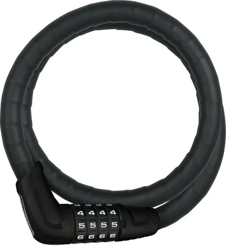 Abus Tresor 6615C/120 Fahrradschloss Steel-O-Flex - Fahrradschloss mit 15 mm dickem Stahlkabel und Zahlenkombination für hohe Sicherheit. Langlebig und tragbar, ideal für den täglichen Einsatz.