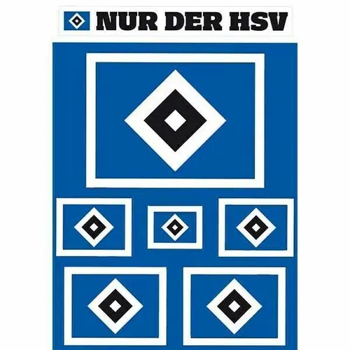 HSV Aufkleber-Set 