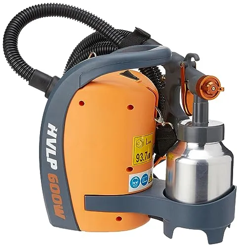 RevolutionAIR Graffity 600 W Farbspritzpistole - 600 W, HVLP-Verfahren für präzises Farbauftragen, inklusive Zubehör und 1,80 m Schlauch