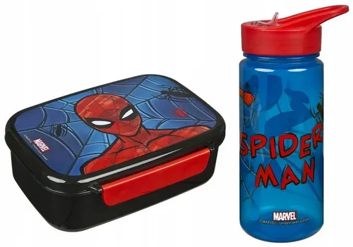 Lunchbox & Wasserflasche Set für Kinder, BPA-frei - Kategorie: Brotdosen & -taschen. Praktisches Set mit einer auslaufsicheren Wasserflasche (500 ml) und Lunchbox. Ideal für unterwegs, leicht zu reinigen und mit kinderfreundlichem Design.