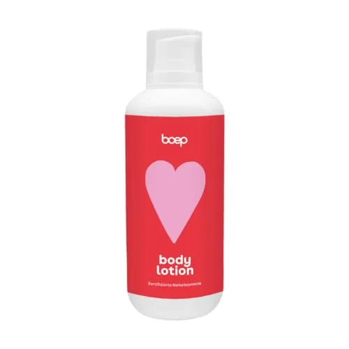 boep Bodylotion maxi 500ml - Ganzkörperpflege mit wertvollem Olivenöl, Sheabutter und Ringelblumenextrakt. Zieht schnell ein, ideal für Massagen und sorgt für langanhaltende Pflege mit zartem Duft.