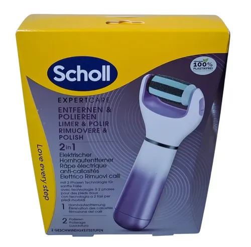 Scholl Expert Care File & Smooth Ersatzkopf für Hornhautentferner 2 St. - Fußpflege für Damen, regeneriert intensiv die Haut der Fußsohlen und verbessert Ihre tägliche Hautpflegeroutine.