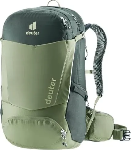 deuter Trans Alpine Pro 28 Fahrradrucksack - Rucksack für Radfahrer mit innovativem Airstripes-Tragesystem für optimale Belüftung und Komfort. Ideal für lange Touren mit viel Stauraum und Sicherheitsfeatures.