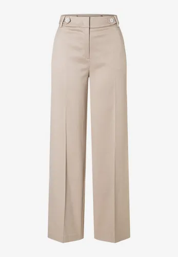 MORE&MORE Fein strukturierte, weite Hose - Die elegante Hose von MORE & MORE überzeugt mit feiner Rips-Struktur und modernem Look. Ideal für Business oder Freizeit, kombiniert sie Komfort mit stilvollem Design.