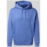 Tommy Jeans Regular Fit Hoodie aus Baumwoll-Mix in Blau, Größe L