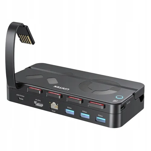 Unitek G1002G01 Docking-Station USB-C 100 W PD 4K HDMI RJ45 Multi-Funktion