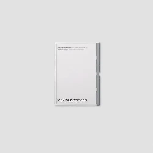 Siedle 029037 Namensschild, Silber-Metallic von Siedle&Söhne Namensschild Erweiterungskomponente