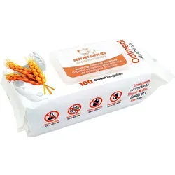 Best Pet Supplies - Tierpflegetücher Für Hunde Und Katzen (100 Stück) By Deodorant Auf Pflanzenbasis Für Mäntel Und Trockene, Juckende Oder Empfindliche Haut, Beruhigendes Hafermehl, Size 20x23 Cm