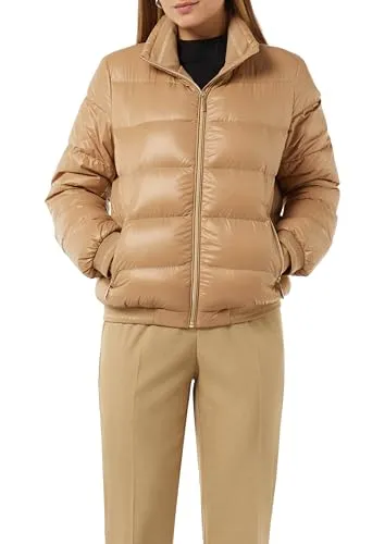 Comma Pufferjacke mit Stehkragen und Rippbündchen