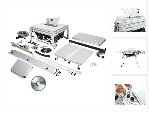 Festool TKS 80 EBS Set Tischkreissäge 2200 Watt mit Spezial Kreissägeblatt