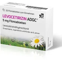 Levocetirizin Adgc 5 mg Filmtabletten 20 St von Zentiva Pharma GmbH
