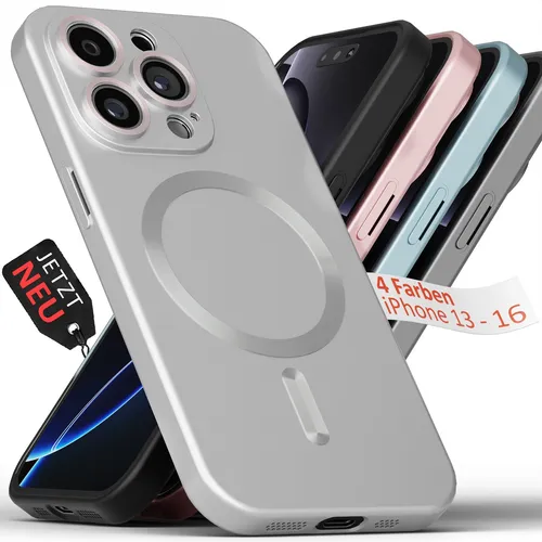 Hülle iPhone 16 15 14 13 Pro Max Dünn MagSafe Case Kameraschutz Silm Cover Handy