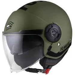 FC-Moto Ralgo Jethelm, schwarz-grün, Größe M für Männer in grün von FC-Moto