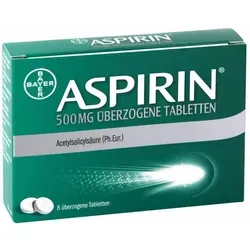 Aspirin 500mg Überzogene Tabletten