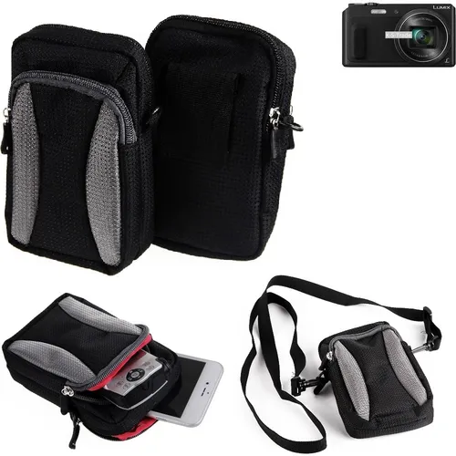 Kamera Tasche für Panasonic Lumix DMC-TZ58 Umhängetasche Gürteltasche Holster