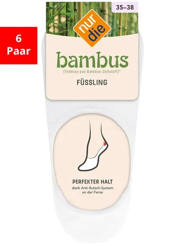Nur Die Füßlinge Bambus (6-Paar) von NUR DIE