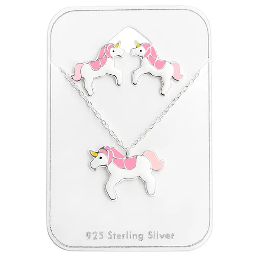 Einhorn Halskette 925 Silber von Monkimau