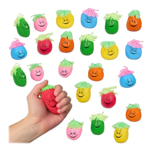 Stressball Stressspielzeug Knetball 24er Set Quetschball 6 cm 45 g Knetball