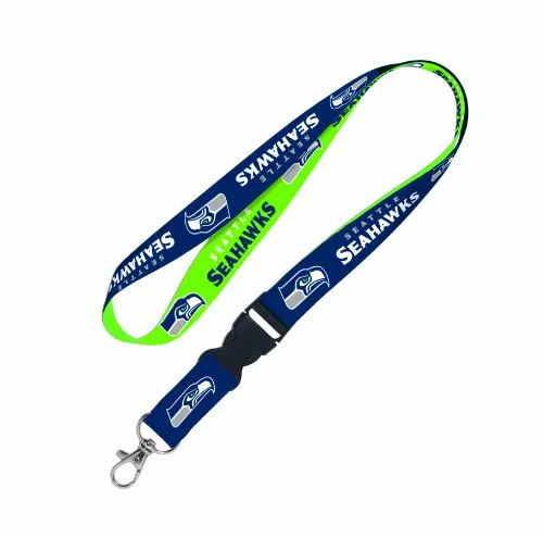 WinCraft NFL Seattle Seahawks Schlüsselband mit abnehmbarer Schnalle