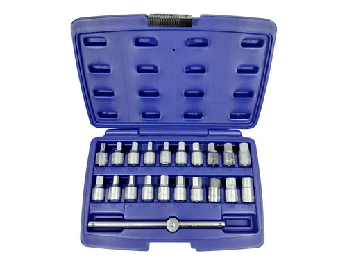 ASTA Ölwechsel Öldienst Schlüssel Satz 21 tlg Stecknuss Vierkant Sechskant Kfz