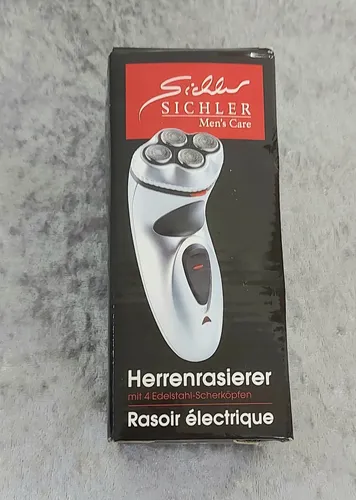 Sichler Men's Care Rasierapparat: 2in1-Akku-Rasierer mit Präzisionstrimmer - Rasierer für Herren mit IPX7 Wasserdichtigkeit, ideal für Nass- und Trockenrasur. Lange Akku-Laufzeit von bis zu 200 Minuten und flexible 3D-Scherköpfe für perfekte Anpassung an Gesichtskonturen.