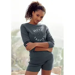 H.I.S Shorts mit seitlicher weißer Paspel blau 44/46