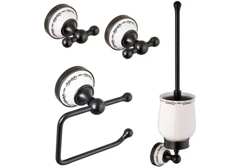 PaulGurkes Badaccessoire-Set PGSETMERKUR1 in schwarz von PaulGurkes