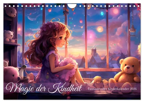 Magie der Kindheit (Wandkalender 2026) - Kalender für Kinder- und Jugendbücher, der die bunten Erinnerungen der Kindheit lebendig werden lässt und Freude in jedes Zuhause bringt.