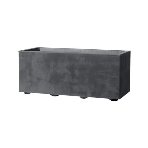 Kreher Blumenkasten Millennium in Anthrazit von Kreher